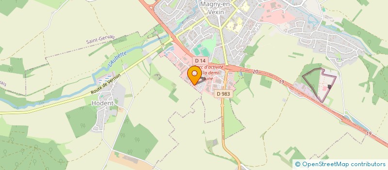 localisation de l'entreprise SOCIETE VEXINOISE DE GENIE CIVIL à MAGNY-EN-VEXIN