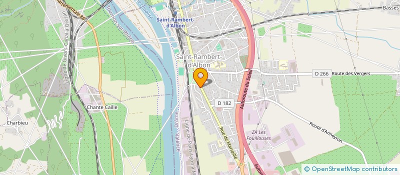 localisation de l'entreprise SOCIETE VEYER à SAINT RAMBERT D'ALBON