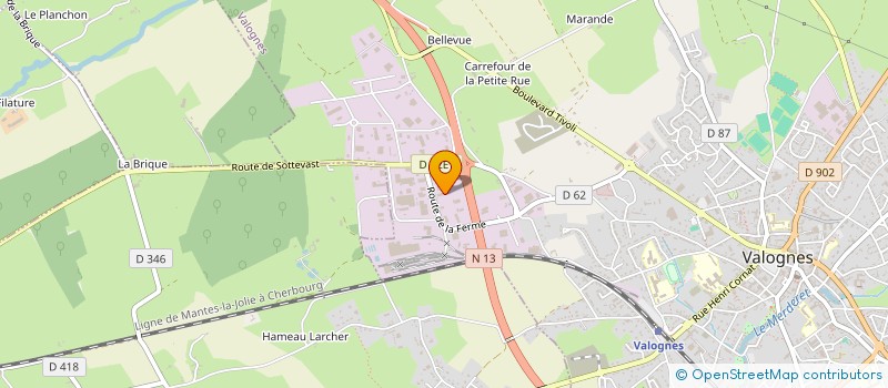 localisation de l'entreprise SOCIETE VICKMAN  YVETOT-BOCAGE