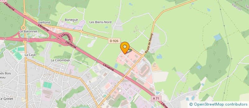 localisation de l'entreprise SOCIETE VIERZONNAISE DE MAROQUINERIE  VIERZON