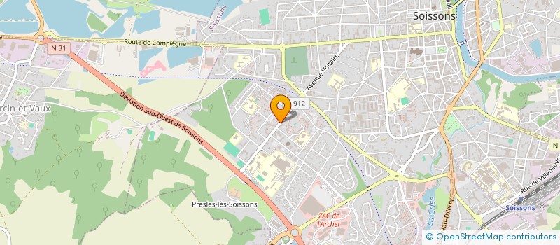 localisation de l'entreprise SOCIETE VIEVILLE D'EXPLOITATION DE L'EPI D'OR à SOISSONS