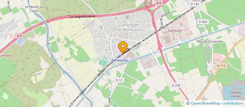 localisation de l'entreprise SOCIETE VILAPLANA  GALLARGUES-LE-MONTUEUX