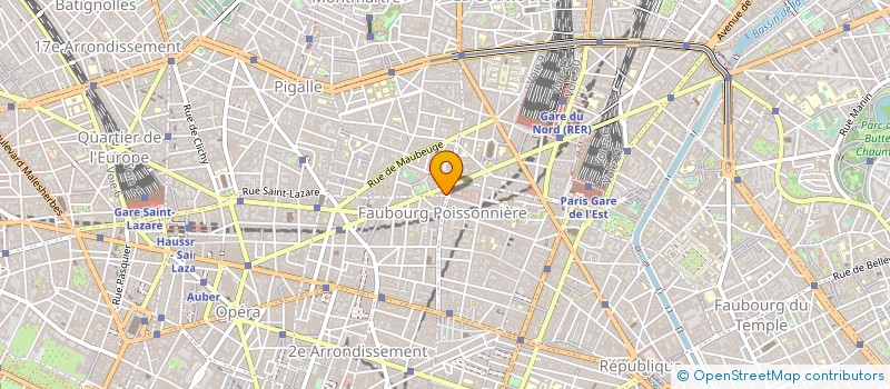 localisation de l'entreprise SOCIETE VILLETTE TAXIS  PARIS