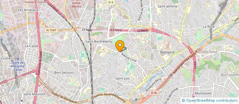 localisation de l'entreprise SOCIETE VINCENT FABRE ET FILS  MARSEILLE