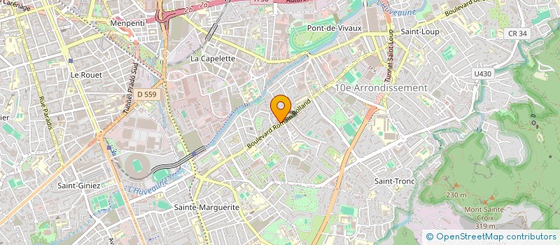 localisation de l'entreprise SOCIETE VINICOLE DE ROMAIN ROLLAND à MARSEILLE