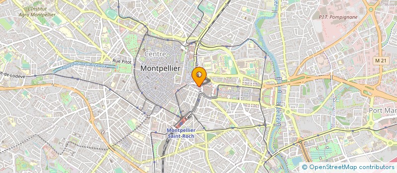 localisation de l'entreprise SOCIETE VINICOLE DU LANGUEDOC à MONTPELLIER