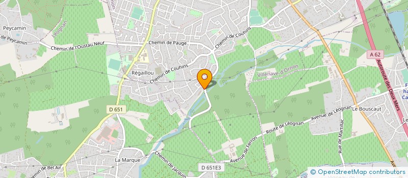 localisation de l'entreprise SOCIETE VINICOLE PERRIN à VILLENAVE-D'ORNON