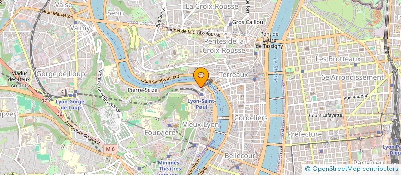 localisation de l'entreprise SOCIETE VISUALISE à LYON