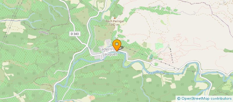 localisation de l'entreprise SOCIETE VITICOLE D'ALADERN  LADERN-SUR-LAUQUET