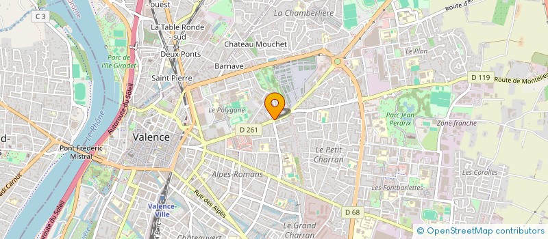 localisation de l'entreprise SOCIETE VITISERVICES ET EXPERTISE  VALENCE