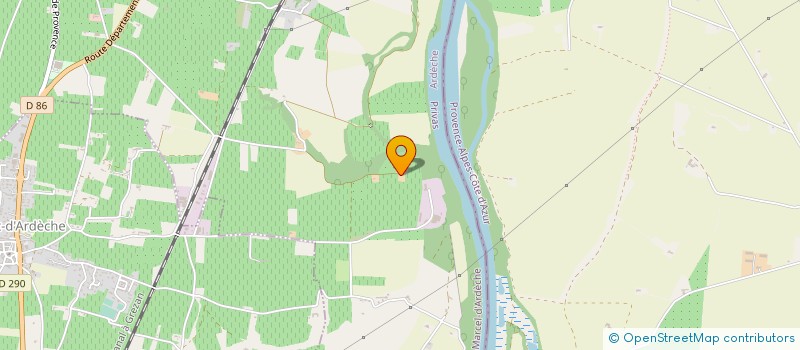 localisation de l'entreprise SOCIETE VITRAGE ISOLATION SUD  SAINT-MARCEL-D'ARDECHE