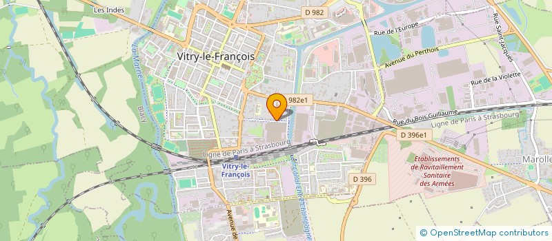 localisation de l'entreprise SOCIETE VITRYATE ELECTRIQUE à VITRY-LE-FRANCOIS