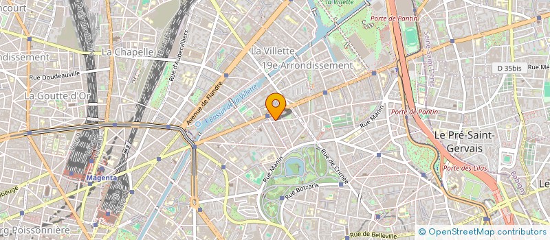 localisation de l'entreprise SOCIETE VIVA  PARIS