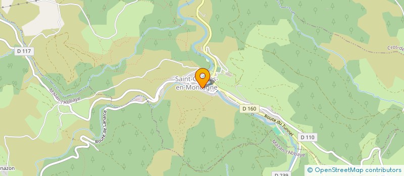 localisation de l'entreprise SOCIETE VIVAROISE DE TRAVAUX MACONNERIE  SAINT-CIRGUES-EN-MONTAGNE