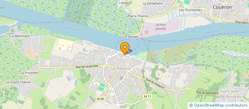 localisation de l'entreprise SOCIETE VIVIERS-PELLERIN à PELLERIN (LE)