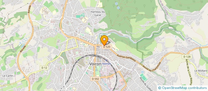 localisation de l'entreprise SOCIETE VOIRONNAISE DE PRESSE à VOIRON