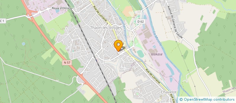 localisation de l'entreprise SOCIETE VOSGIENNE DU BOIS à THAON-LES-VOSGES