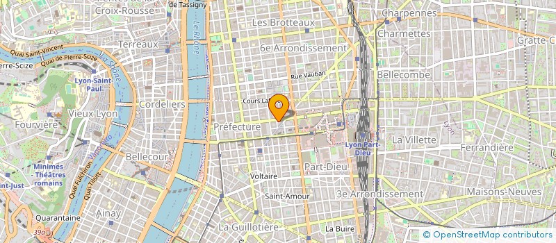 localisation de l'entreprise SOCIETE VUILLERMIN  LYON