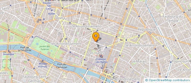 localisation de l'entreprise SOCIETE W E à PARIS