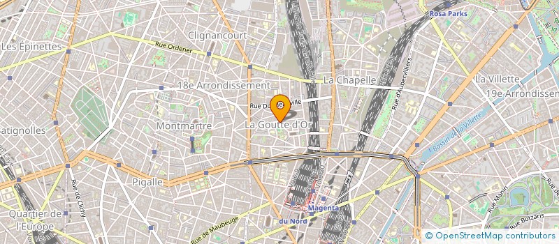 localisation de l'entreprise SOCIETE WAHRAN SANDWICHE  PARIS