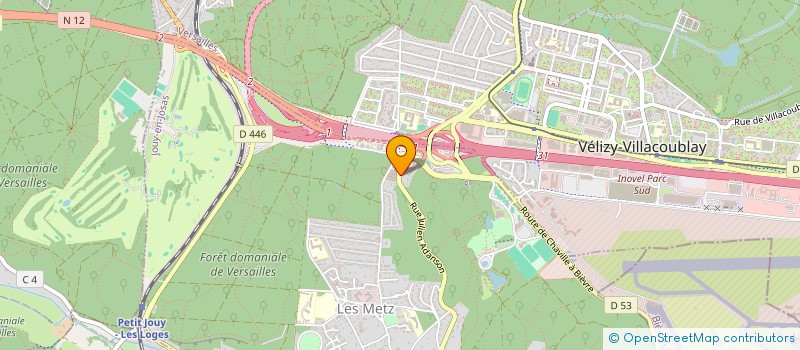 localisation de l'entreprise SOCIETE WALLET  JOUY-EN-JOSAS