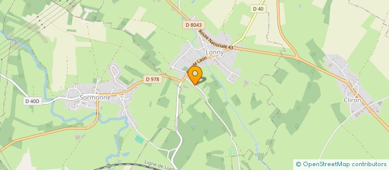 localisation de l'entreprise SOCIETE WALLEZ J, SPFPL DE VETERINAIRES  LOGNY-BOGNY