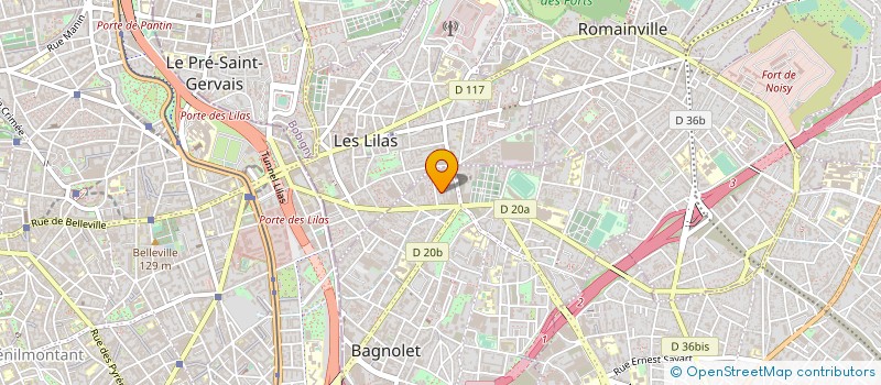 localisation de l'entreprise SOCIETE WEYGA à BAGNOLET