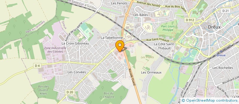 localisation de l'entreprise SOCIETE YASMINE à VERNOUILLET
