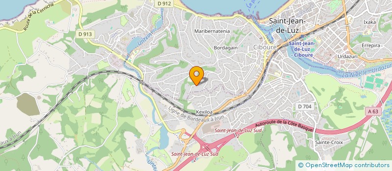 localisation de l'entreprise SOCIETE YOBA  CIBOURE