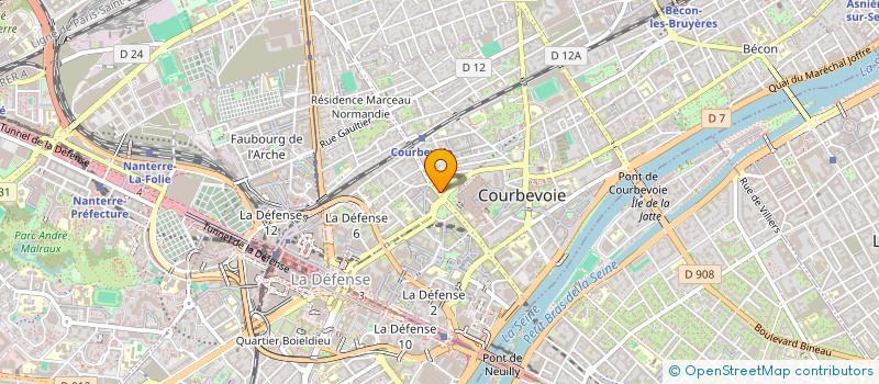 localisation de l'entreprise SOCIETE YOU à COURBEVOIE