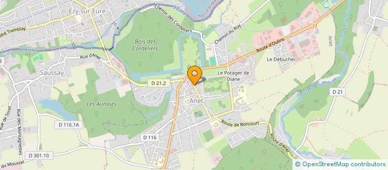 localisation de l'entreprise SOCIETE YOYO à ANET