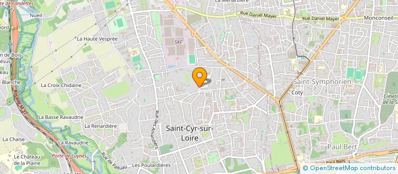 localisation de l'entreprise SOCIETE YUPI ANNICK ET MICHEL à SAINT-CYR-SUR-LOIRE