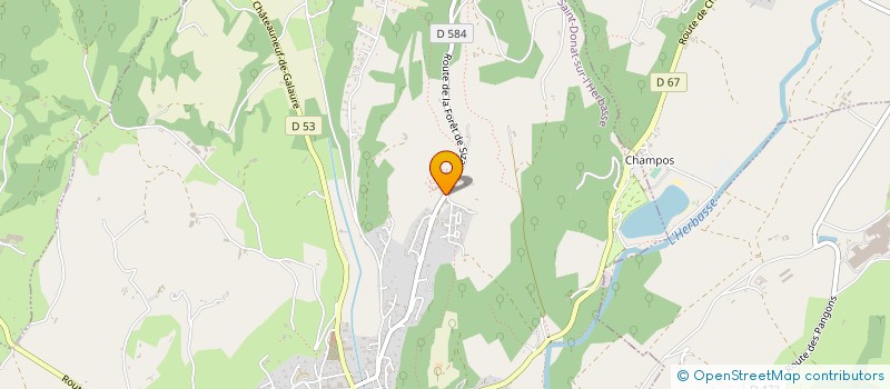 localisation de l'entreprise SOCIETE YVES PAUL à SAINT DONAT SUR L'HERBASSE