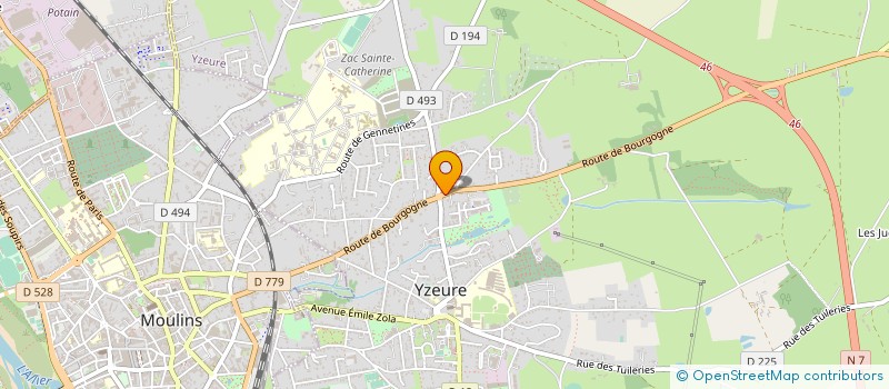 localisation de l'entreprise SOCIETE YZEURIENNE DE CONSTRUCTIONS à YZEURE