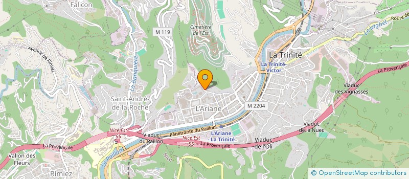 localisation de l'entreprise SOCIETE ZARKA à NICE