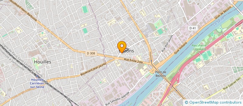 localisation de l'entreprise SOCIETE ZINA à BEZONS