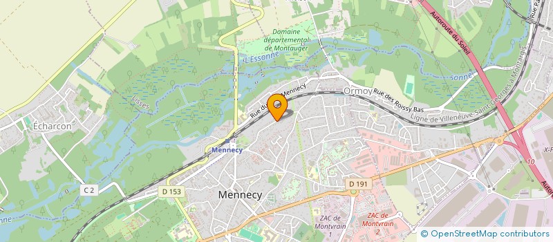 localisation de l'entreprise SOCIETE ZOSIM à MENNECY