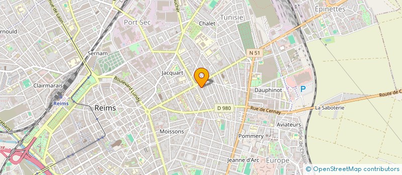 localisation de l'entreprise SOCIETE ZOUAOUI  REIMS