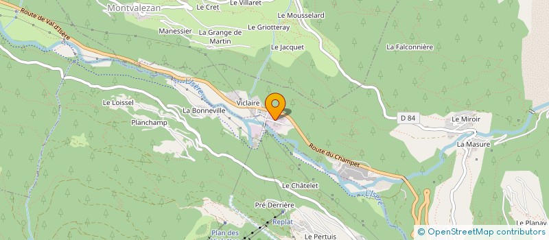 localisation de l'entreprise SOCIETES BIMET MAITRISE D'OEUVRE  SAINTE-FOY-TARENTAISE