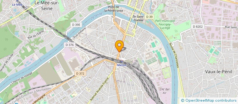 localisation de l'entreprise SOCIETES D ACHATS DE NOUVEAUTES DE PARIS à MELUN