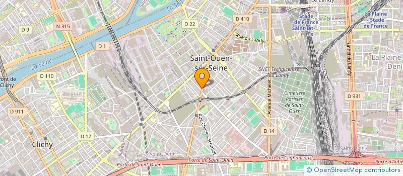 localisation de l'entreprise SOCIETES DE CONSTRUCTIONS ET D'HOTELS MODERNES  SAINT-OUEN-SUR-SEINE