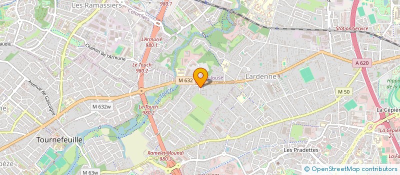 localisation de l'entreprise SOCIETES FRERES VIEU  TOURNEFEUILLE