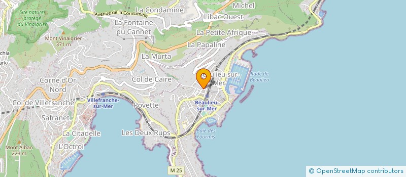 localisation de l'entreprise SOCIETES LES MYRTHES à BEAULIEU-SUR-MER