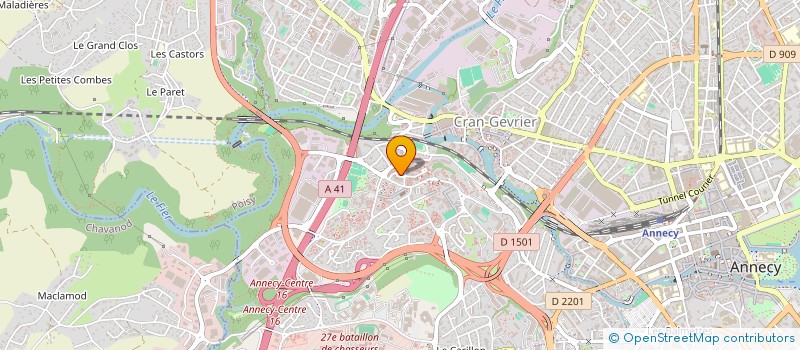 localisation de l'entreprise SOCIETI  ANNECY