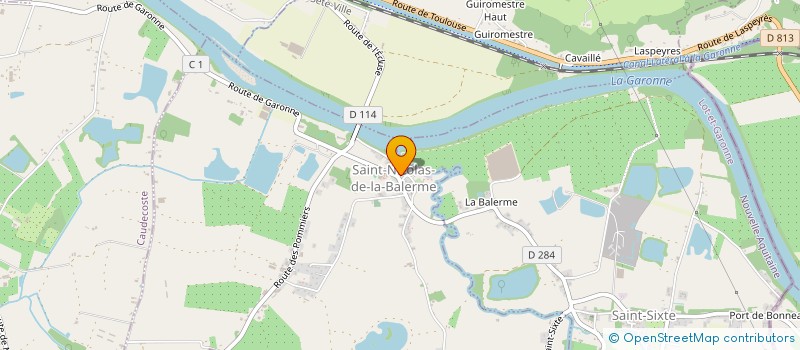 localisation de l'entreprise SOCIETTE COMMUNALE DE CHASSE DE CUQ  CUQ