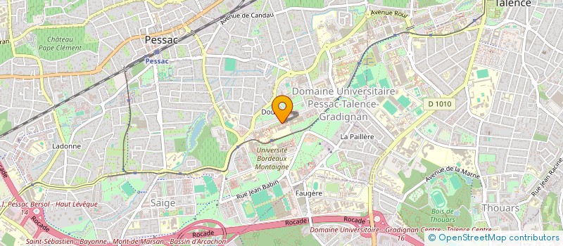 localisation de l'entreprise SOCIETY FOR RESEARCH ON WELL-BEING AND POLICY EVALUATION à PESSAC