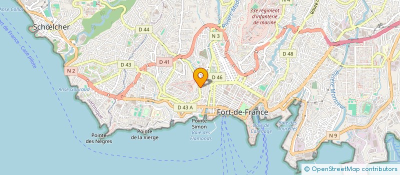 localisation de l'entreprise SOCIETY OF AMENAGEMENT  FORT-DE-FRANCE