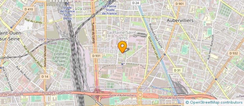 localisation de l'entreprise SOCIETY TRADE INTERNATIONALE à AUBERVILLIERS