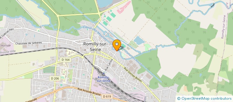 localisation de l'entreprise SOCIF à ROMILLY-SUR-SEINE