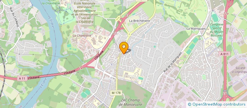 localisation de l'entreprise SOCIGEF  CARQUEFOU